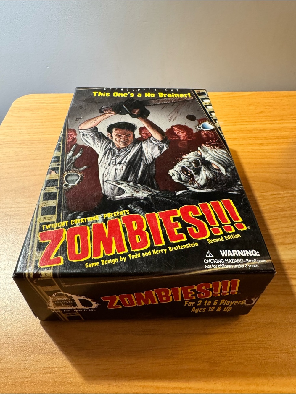 ZOMBIES!!! Board Game - Black, Red Cover Art